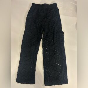 MIA Kids Black Eyelet Cargo Pants